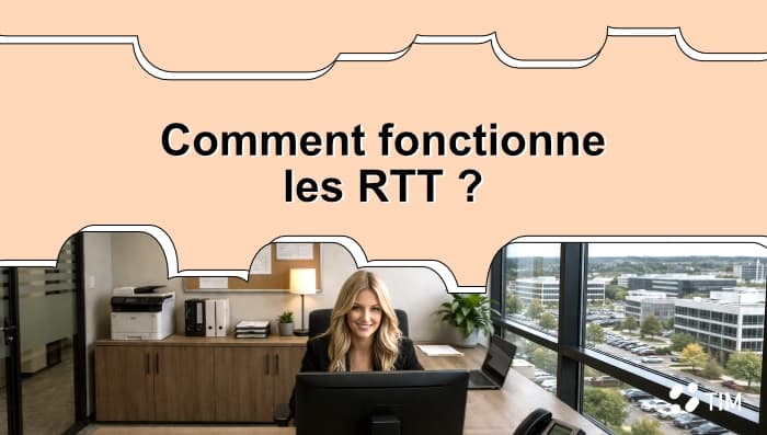 Responsable RH dans un bureau moderne expliquant le fonctionnement des RTT et la gestion du temps de travail des salariés