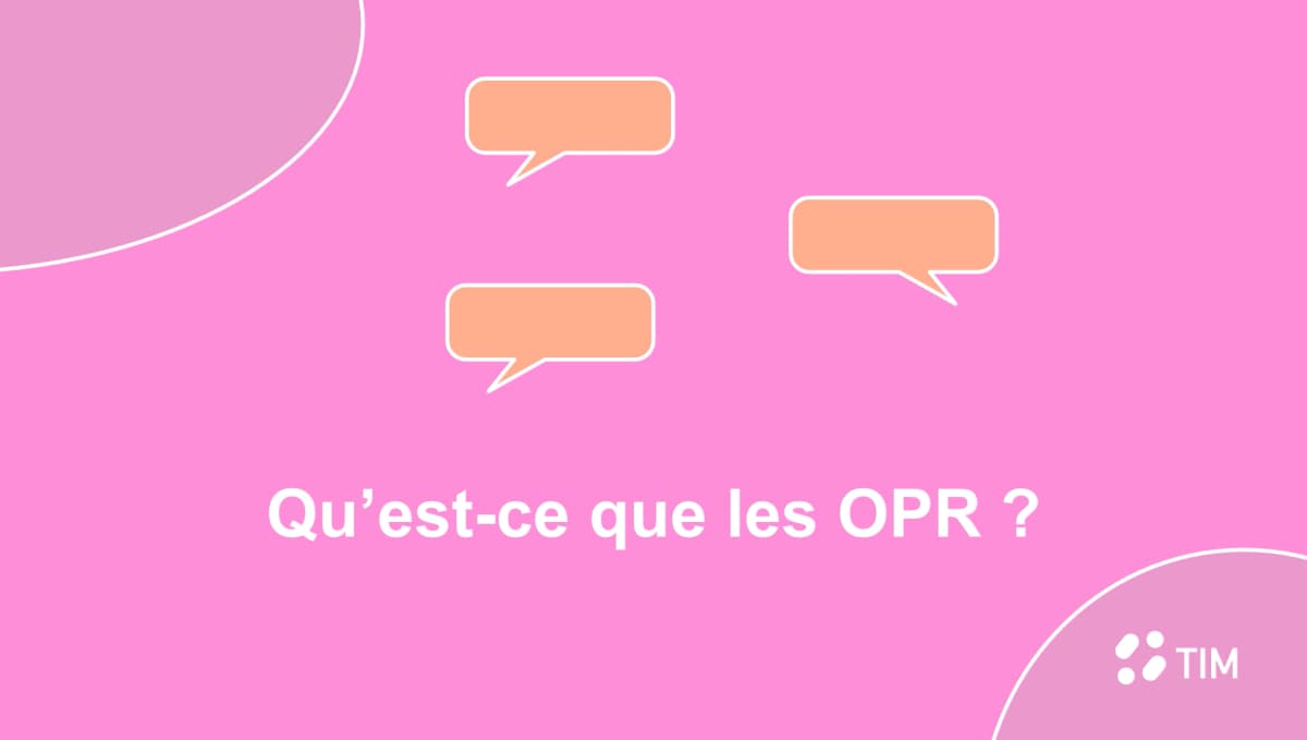 Illustration graphique présentant la question « Qu’est-ce que les OPR ? » destinée à introduire le sujet des Opérations Préalables à la Réception dans le secteur du BTP.