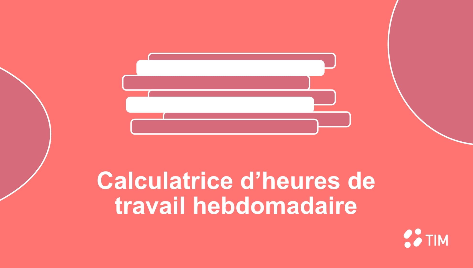 Outil Tim de calcul du temps de travail hebdomadaire pour les entreprises du BTP, illustrant la gestion du pointage et du planning des équipes.