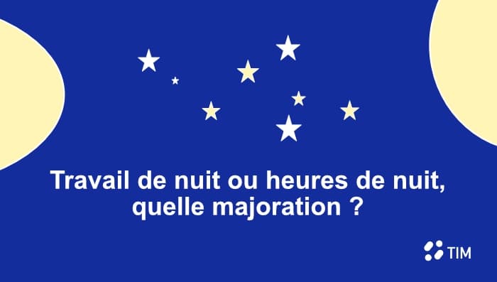 Visuel informatif sur le travail de nuit et les majorations des heures de nuit dans le secteur du BTP