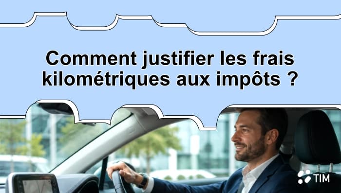 Commercial en voiture utilisant son véhicule pour justifier ses frais kilométriques aux impôts