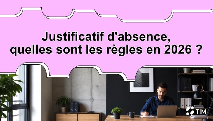Homme salarié au bureau vérifiant ses documents liés à un justificatif d’absence