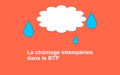 Le chômage intempéries dans le BTP