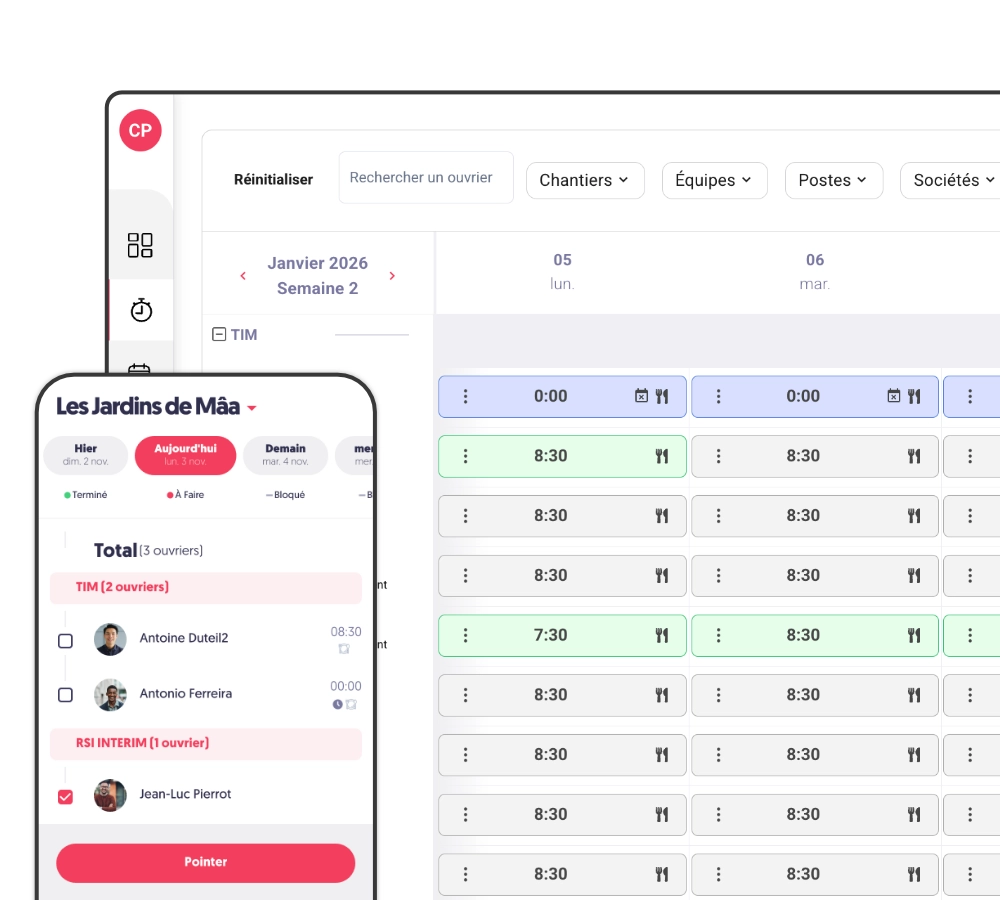 Pointage Tim-Management
